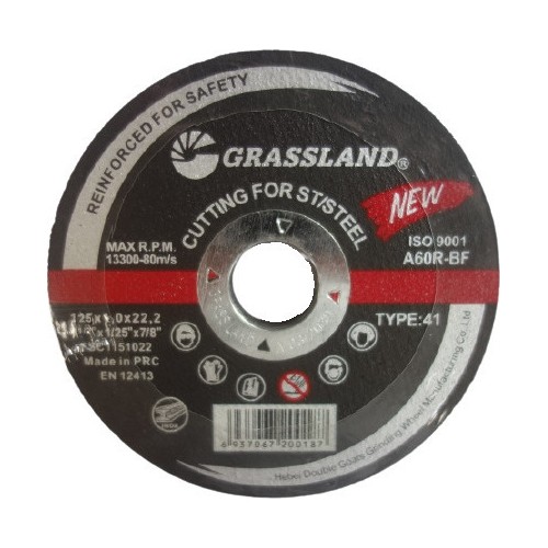 Nerūdijančio plieno pjovimo diskas 125x1.0x22.2 41 HQ