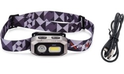 Prožektorius darbui Osram + COB LED (ant galvos) (įkraunamas, su magnetu)