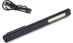 Prožektorius darbui  COB (3W) (įkraunamas) su lazeriu