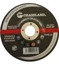 Grinding wheel 125x6.0x22.2  27. Stainless steel