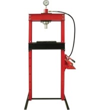 Hydraulic shop press with gauge 20t