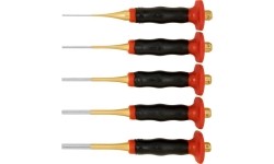 Kaiščių išmušėjų rinkinys 5vnt. su rankos apsauga RENNSTEIG