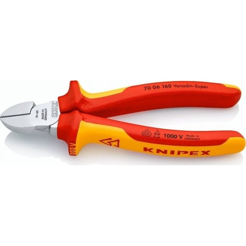 Diagonal cutting pliers industrial insulated 160mm (1000V) KNIPEX