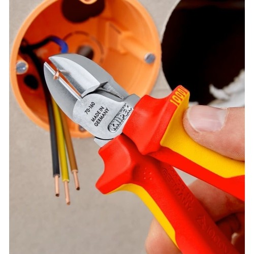 Diagonal cutting pliers industrial insulated 160mm (1000V) KNIPEX