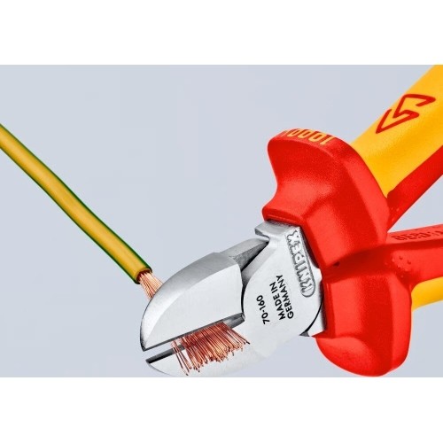 Diagonal cutting pliers industrial insulated 160mm (1000V) KNIPEX
