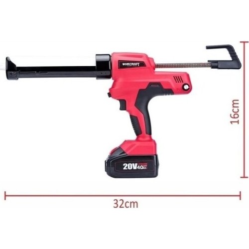 Akumuliatorinis pistoletas hermetikams 20V LI-ION