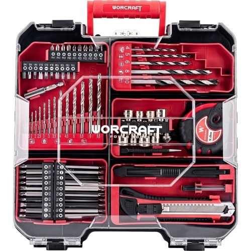 Li-ion Cordless Driver / Drill 20V with accesory kit 74pcs, 2x2.0Ah