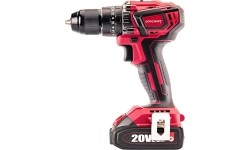 Li-ion Cordless Driver / Drill 20V with accesory kit 74pcs, 2x2.0Ah