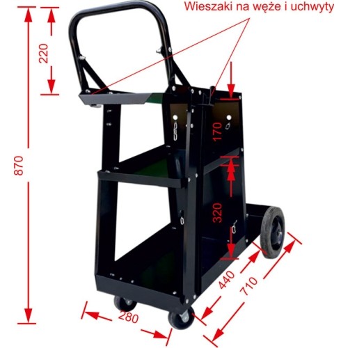 MIG welding cart