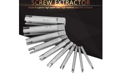 Screw tap extractor set 10pcs M4-M24