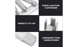 Screw tap extractor set 10pcs M4-M24