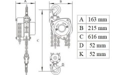Grandininė gervė 5t