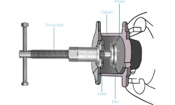 Universal caliper wind back kit 12pcs