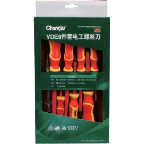Screwdriver insulated VDE set 8pcs