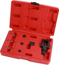 Chain breaker and riveting tool set
