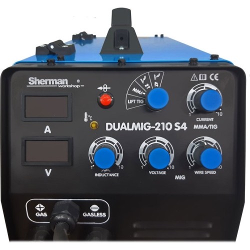Inverter welder Sherman DUALMIG 210 S4