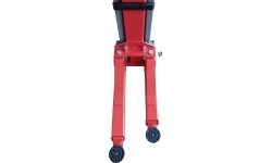 Hidraulinis dviejų kolonų keltuvas su mechaniniais saugumo fiksatoriais 4t 380V, (3 pakopų letenos)