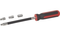 Flexible hose clip nut driver set 4pcs.