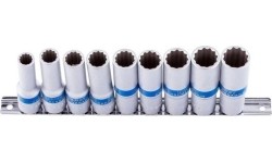 1/2" Dr. Deep socket set 9pcs. 12pt
