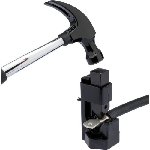 Battery terminal crimping tool