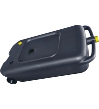 Skysčių surinkimo bakas 45l su ratukais