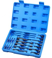 Užlūžusių kaitinimo žvakių išėmimo/lizdų valymo rinkinys (22vnt)