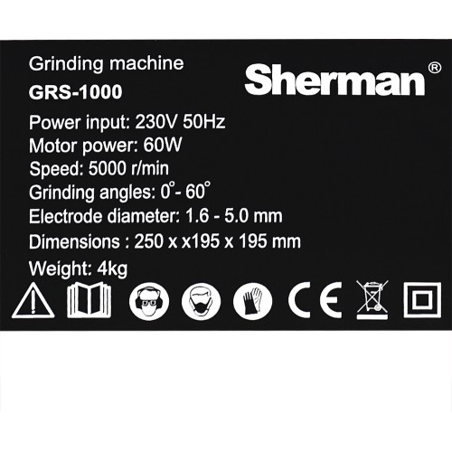 GRS-100 table-top tungsten electrode sharpener