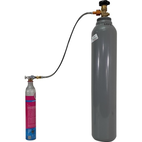 „Sodastream“ kasečių pildymo antgalis, rožinė versija, rožiniai „Duo“, „Art“, „Terra“ + atsarginių sandari