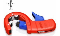 Pipe cutter for thin-walled plastic drain pipes 32-50mm KNIPEX DP50