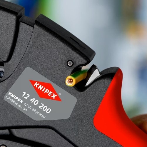 Self adjusting insulation stripper (0.03–10.0 mm²) 200mm KNIPEX