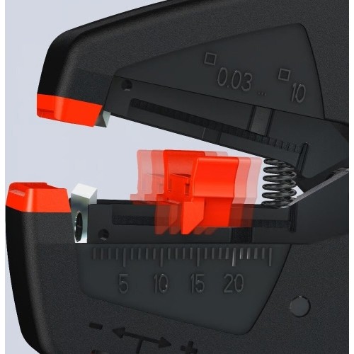Self adjusting insulation stripper (0.03–10.0 mm²) 200mm KNIPEX