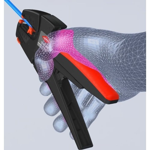 Self adjusting insulation stripper (0.03–10.0 mm²) 200mm KNIPEX