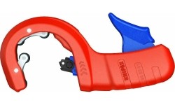 Pipe cutter for thin-walled plastic drain pipes 32-50mm KNIPEX DP50