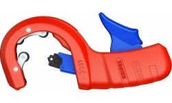 Pipe cutter for thin-walled plastic drain pipes 32-50mm KNIPEX DP50