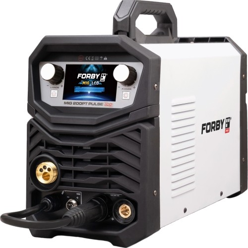 Suvirinimo pusautomatis FORBY® MIG 200PT LCD pulse (200A - 60%) (sinerginis, dvigubas pulsas)