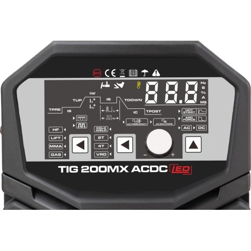 Suvirinimo aparatas FORBY® TIG 200MX AC/DC (200A - 60%) (pulsinis)