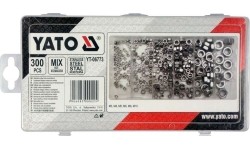 Nerūdijančio plieno veržlių rink. (300vnt) M3-M10