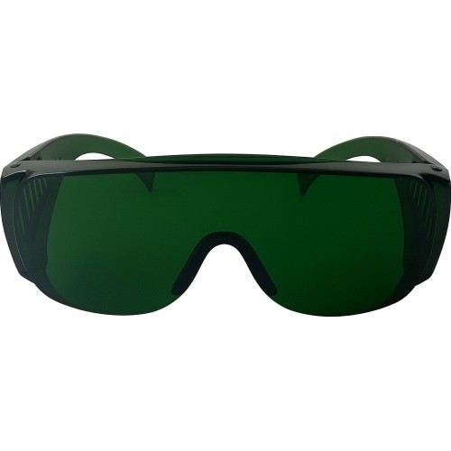 Laser welding safety glasses with case (dark green)