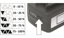 Battery for cordless tools WORCRAFT 20V 2.0Ah LI-ION