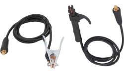 SUPER OFFER! Semi-automatic KIT FORBY® MIG 200PT LCD pulse (200A - 60%) (sinergetic) + CO2 cylinder 8l with accessories