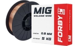 SUPER OFFER! Semi-automatic KIT FORBY® MIG 200PT LCD pulse (200A - 60%) (sinergetic) + CO2 cylinder 8l with accessories