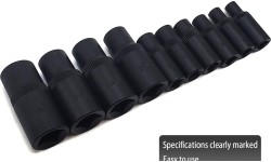 Adapterių rinkinys sriegikliams 1/4", 3/8 10vnt.