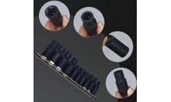 Adapterių rinkinys sriegikliams 1/4", 3/8 10vnt.