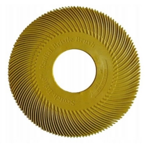 Šepečio papildymas 3M Bristle BB-ZB T-C tipas Scotch-Brite 150mm P80 (geltonas) 1vnt.