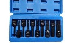 1/2" Dr. Deep bit socket impact set (IMBUS) 10pcs