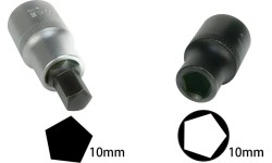 Brake caliper socket and bit socket set 17pcs