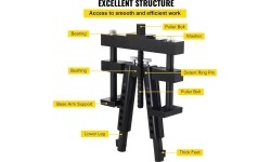 Universalus cilindro indėklo nuėmiklis 2 griebtuvų