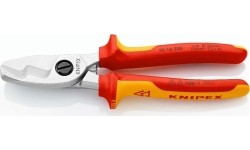Kabelio kirpimo žirklės elektrikui VDE 200mm KNIPEX