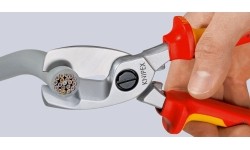 Kabelio kirpimo žirklės elektrikui VDE 200mm KNIPEX