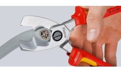 Kabelio kirpimo žirklės elektrikui VDE 200mm KNIPEX